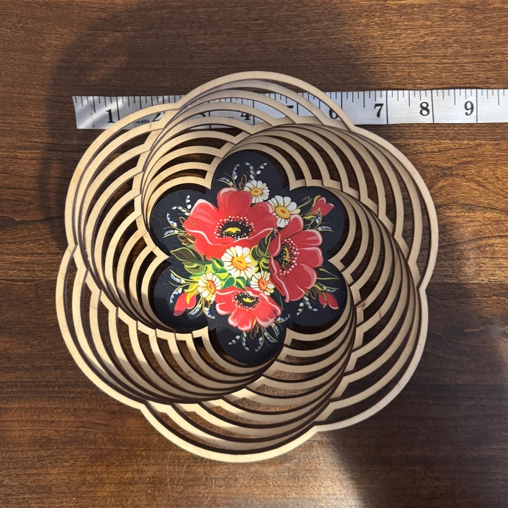 Poppies Spiral Biscuit Dish